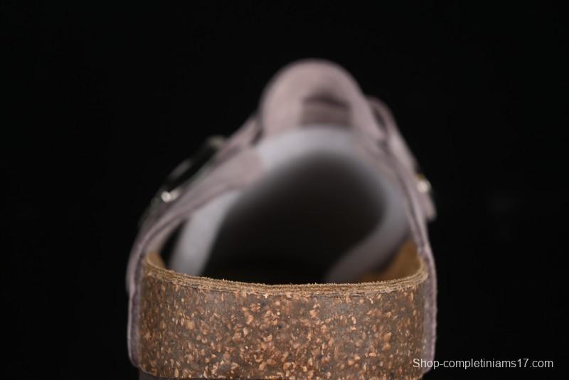 Birkenstock Arizona Soft Footbed Sandals with Suede Leather and Lambswool Lining - G.D4