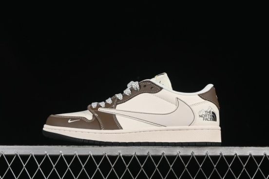 Nike Travis Scott x Fragment Design x Air Jordan 1 Low OG SP AJ1 Low Top Casual Sneakers - XS6089-512