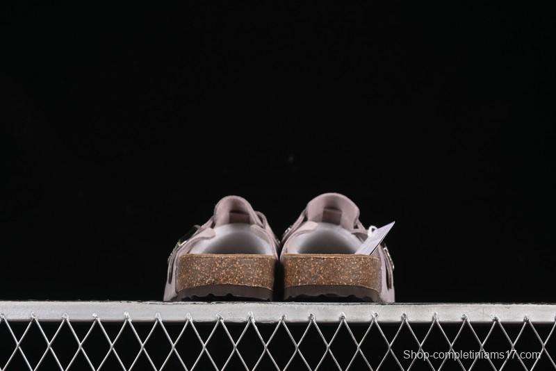 Birkenstock Arizona Soft Footbed Sandals with Suede Leather and Lambswool Lining - G.D4