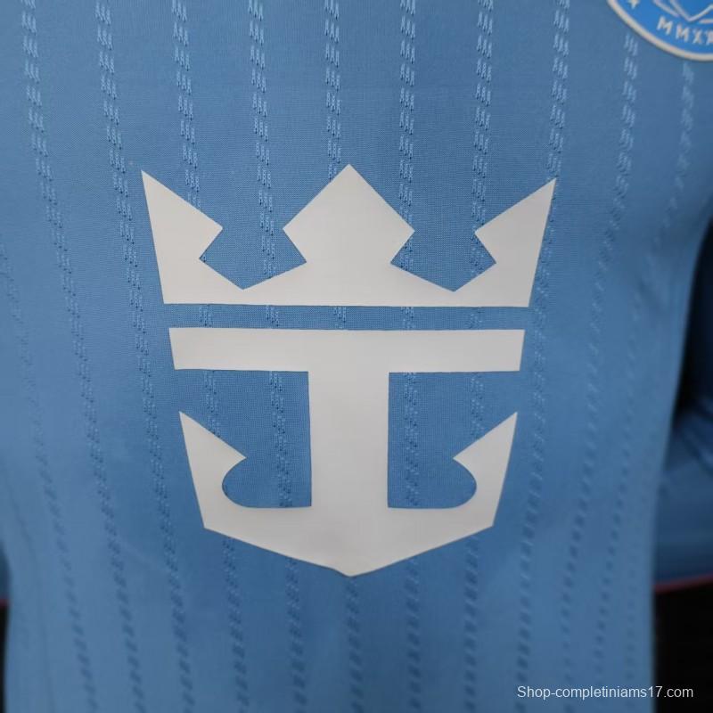 Player Version 25/26 Inter Miami Blue Third Long Sleeve Jersey