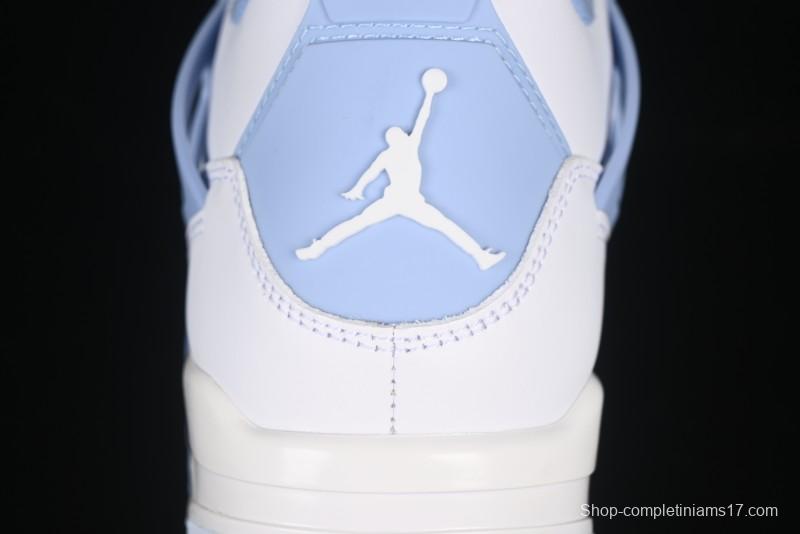 Nike Air Jordan 4 Retro "Forget Me Not" Mothers Day Sneakers with Floral Accents - HV0823-100