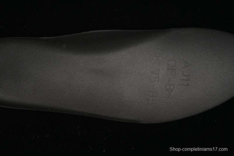 Nike Air Jordan 11 Retro CT8012-003 Basketball Shoes in Black & Guacamole Green