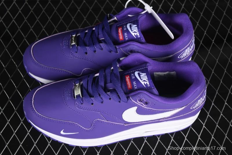 Nike Air Max 1 Retro Running Shoes with Half-Sole Air Cushion - HF8813-500