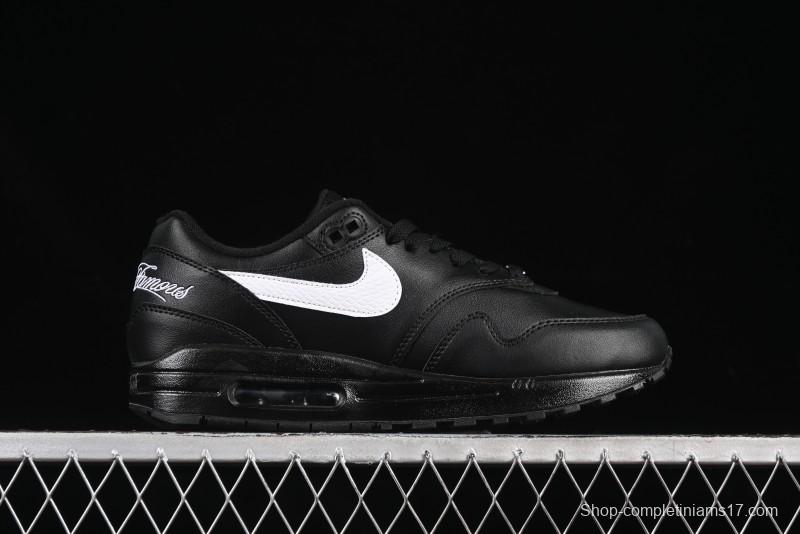Nike Air Max 1 Retro Running Shoes with Half-Sole Air Cushion - HF8813-001