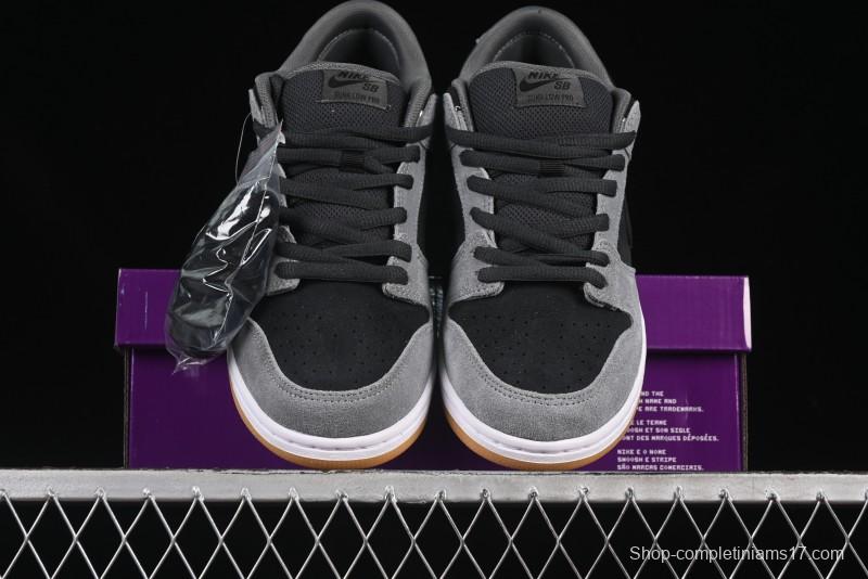 Nike SB Dunk Low Black Grey Low-Top Casual Skate Shoes - HF3063-001