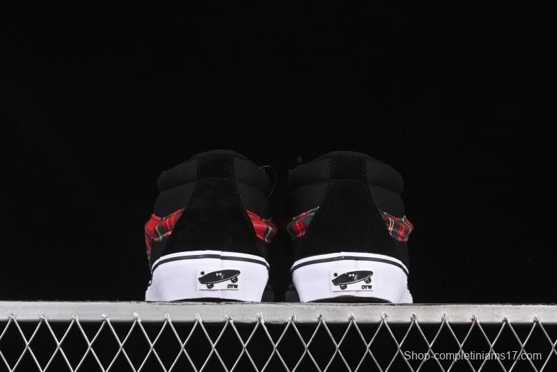 Vans Sk8-Mid Anaheim Collection Scottish Plaid Casual Low-Top Canvas Shoes - VN0A4UWIVNE