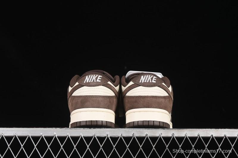 Nike SB Dunk Low White Mocha Low-Top Casual Skate Shoes - FQ8249-104