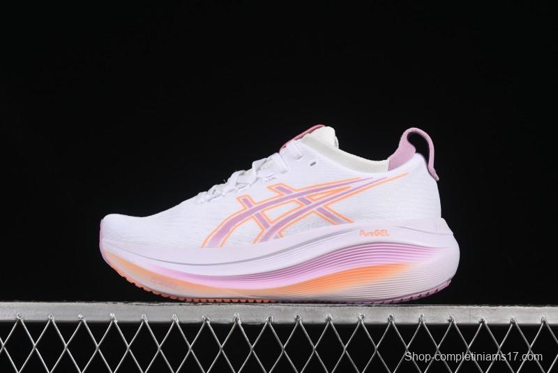 Asics Gel-Nimbus 27 Retro Breathable Casual Shoes Cushioned Men's Durable Running Shoes - 1012B753-101