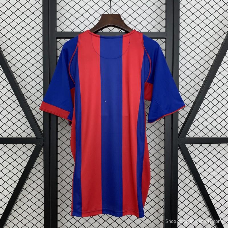 04/05 Retro Barcelona Home Jersey