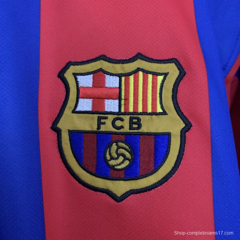 04/05 Retro Barcelona Home Jersey