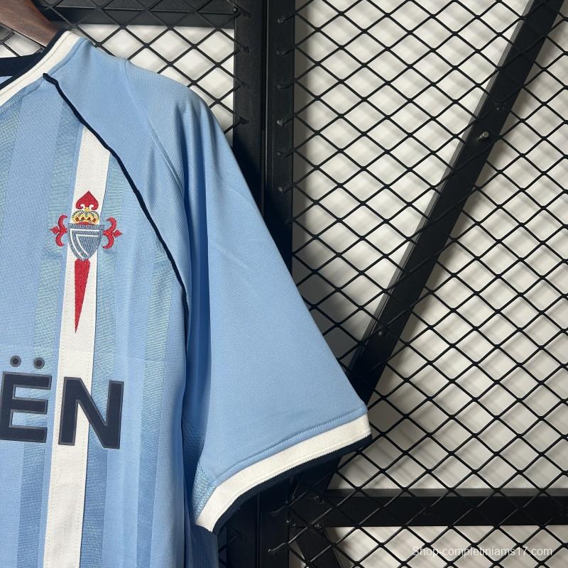 01/02 Retro Celta Home Jersey