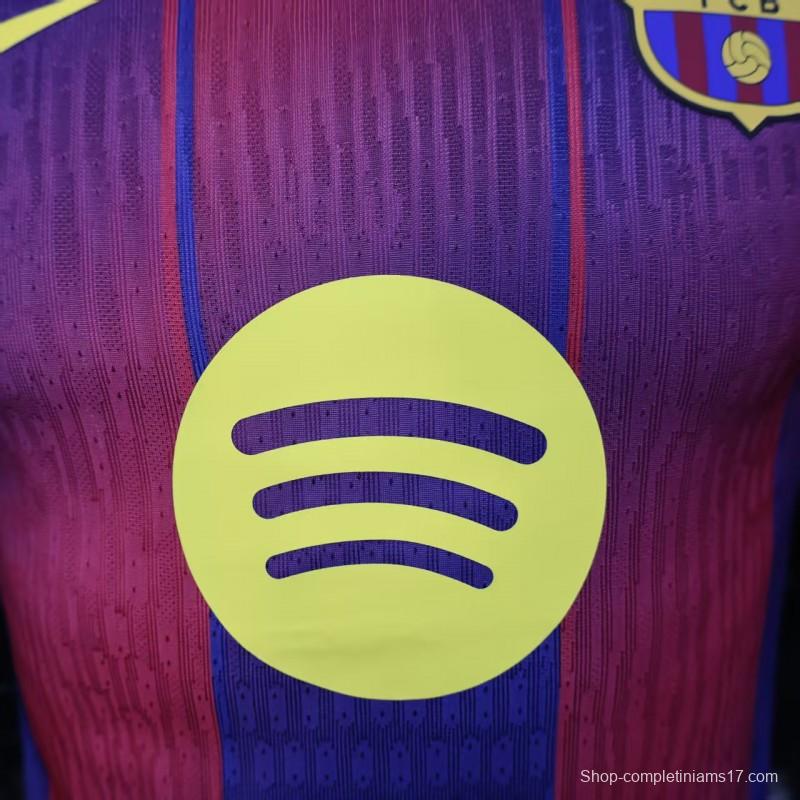 Player Version 25/26 Barcelona Home Jersey