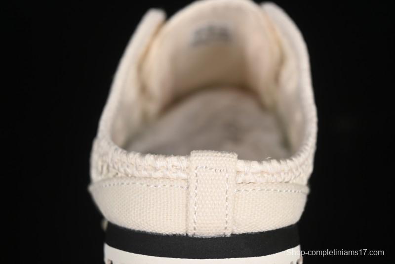 Onitsuka Tiger Mexico 66 Sabot Slip-On Sneakers with Breathable Mesh Upper - 1183C123-103