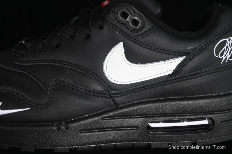 Nike Air Max 1 Retro Running Shoes with Half-Sole Air Cushion - HF8813-001