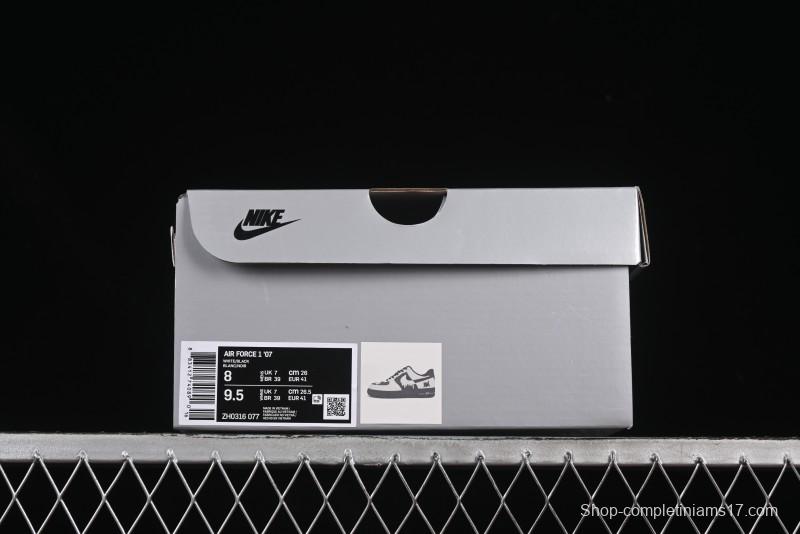 Nike Air Force 1'07 Low Custom Official Hot Style 2D Theme Gray Zone Casual Sneakers - ZH0316-077