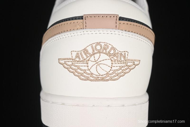 Nike Air Jordan 1 Low AJ1 Retro Casual Sneakers in Black White Grey - IH0649-021