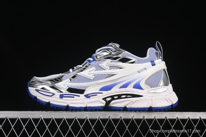 Off-White Be Right Low-Top Lifestyle Sneakers in White Blue - X.E5