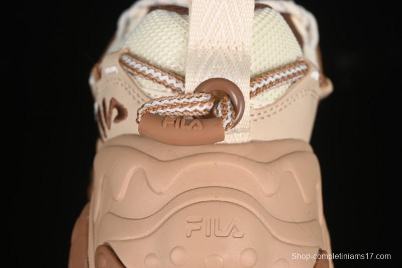 Fila Heritage Fluid Cat Paw 5.0 Retro Dad Shoes with Lace-Up Design - F12W442115FAS