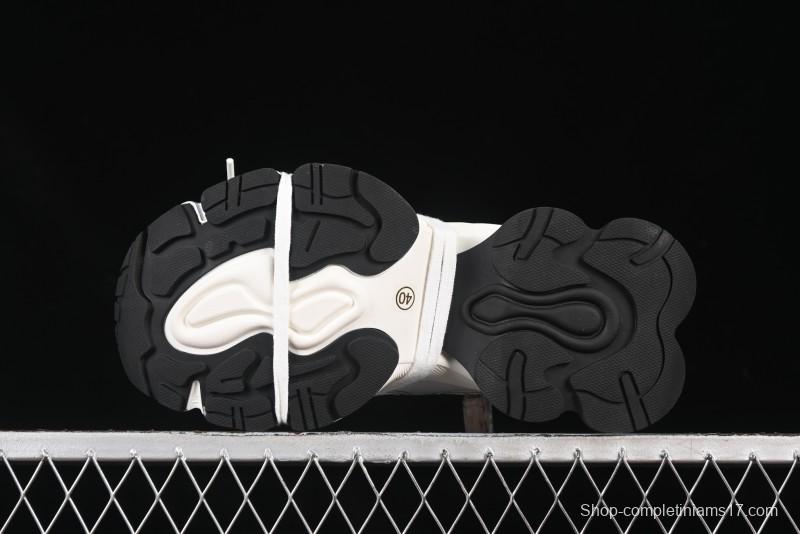 GG-CC Star-Design Lace-Up Hollow-Out Platform Sneakers with 5cm Height Boost - G25U9789