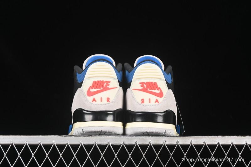 Nike Air Jordan 3 Retro OG Rare Air Sneakers with Small Reverse Swoosh - IB8967-004
