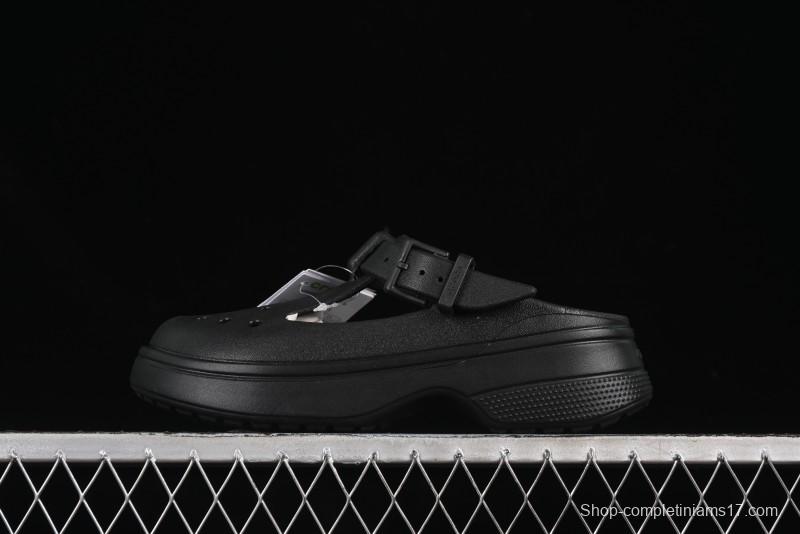 Crocs Mary Jane Classic Simple Casual Beach Clog Sandals - B.D4