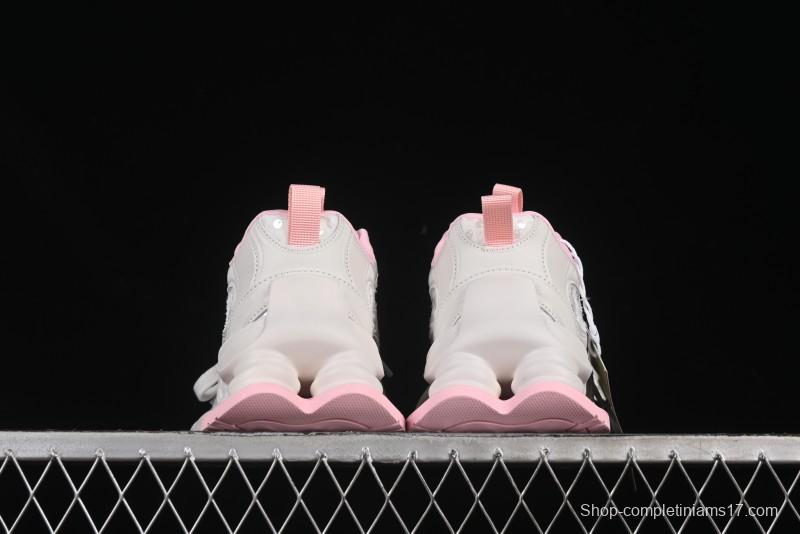 GG-CC Star Same Style Lace-Up Hollow-Out Chunky Sneakers with 5cm Hidden Heel - G25U9988