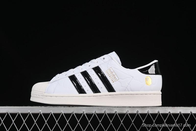 Adidas Bape Superstar JR2701 Shell Toe Casual Sneakers - JR2701