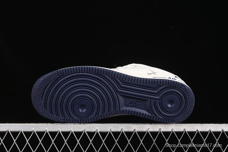 Nike Air Force 1 '07 Low LV Collaboration Black Swoosh Logo Casual Sneakers - XX3168-160