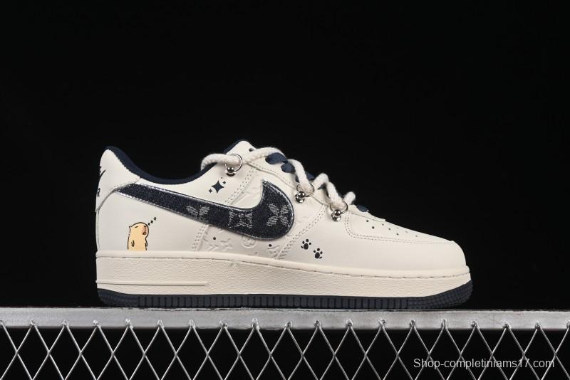 Nike Air Force 1 '07 Low x Capybara "Pour milkBape" Casual Sneakers - LV0506-110