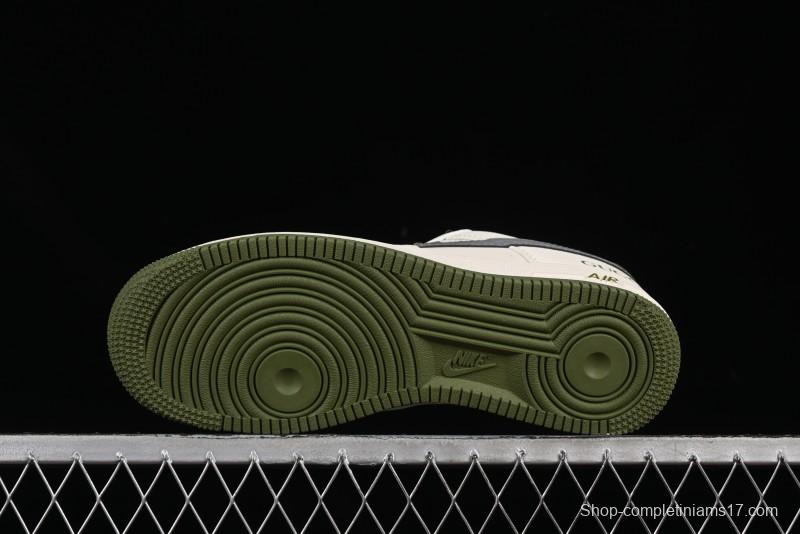 Nike Air Force 1'07 Low Gucci Collaboration Green Grey Pattern Casual Sneakers - XS1958-563