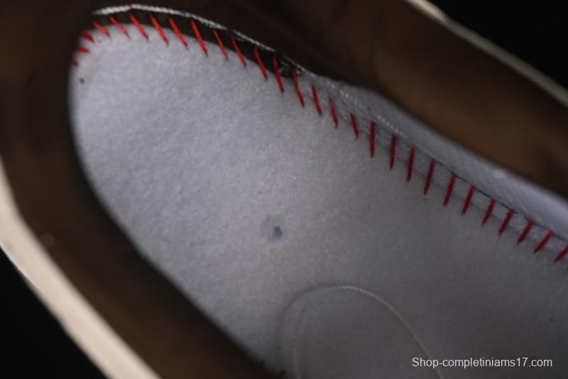 Nike Air Force 1 '07 Low BAPE Collaboration Beige Brown Graffiti Swoosh Casual Sneakers - DF0188-061