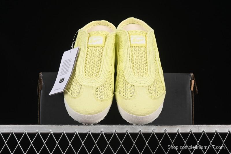 Onitsuka Tiger Mexico 66 Sabot Slip-On Sneakers with Breathable Mesh Upper - 1183A707-750