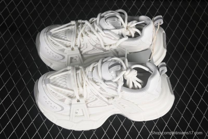 GG-CC Chunky Low Casual Fashion Sports Platform Sneakers Series 5515 Off White