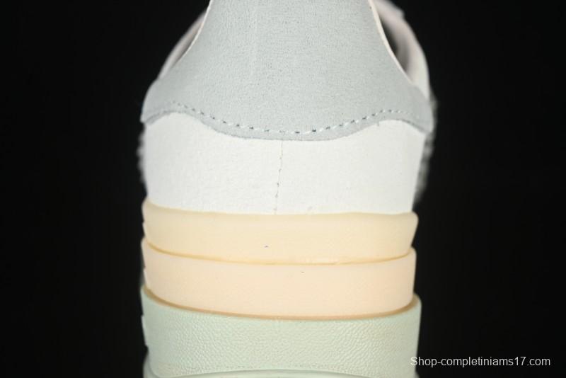 Adidas Originals Gazelle Bold JR8373 Collaboration Low-Top Sneakers with Thick Sole for Slip Resistance and Durability - JR8373