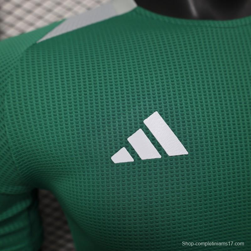 Player Version 2025 Algeria Green with Solid Color Jersey