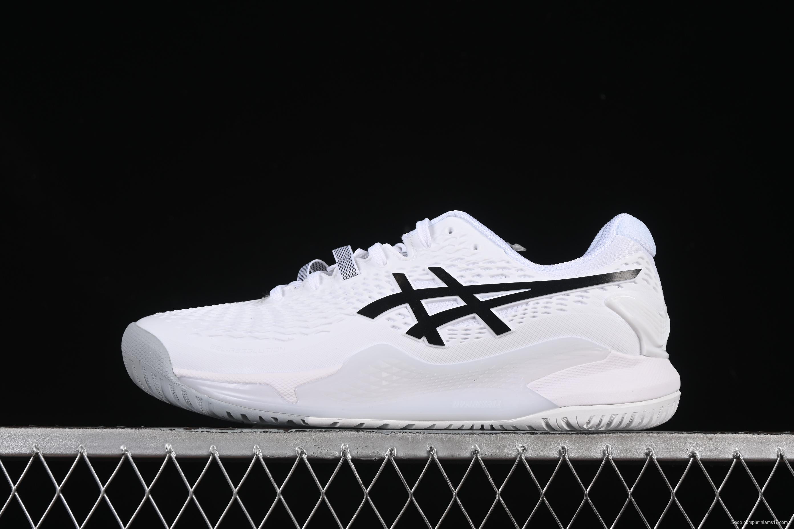 Asics Gel-Resolution 9 Retro Breathable Cushioned Casual Running Shoes - 1041A330-100