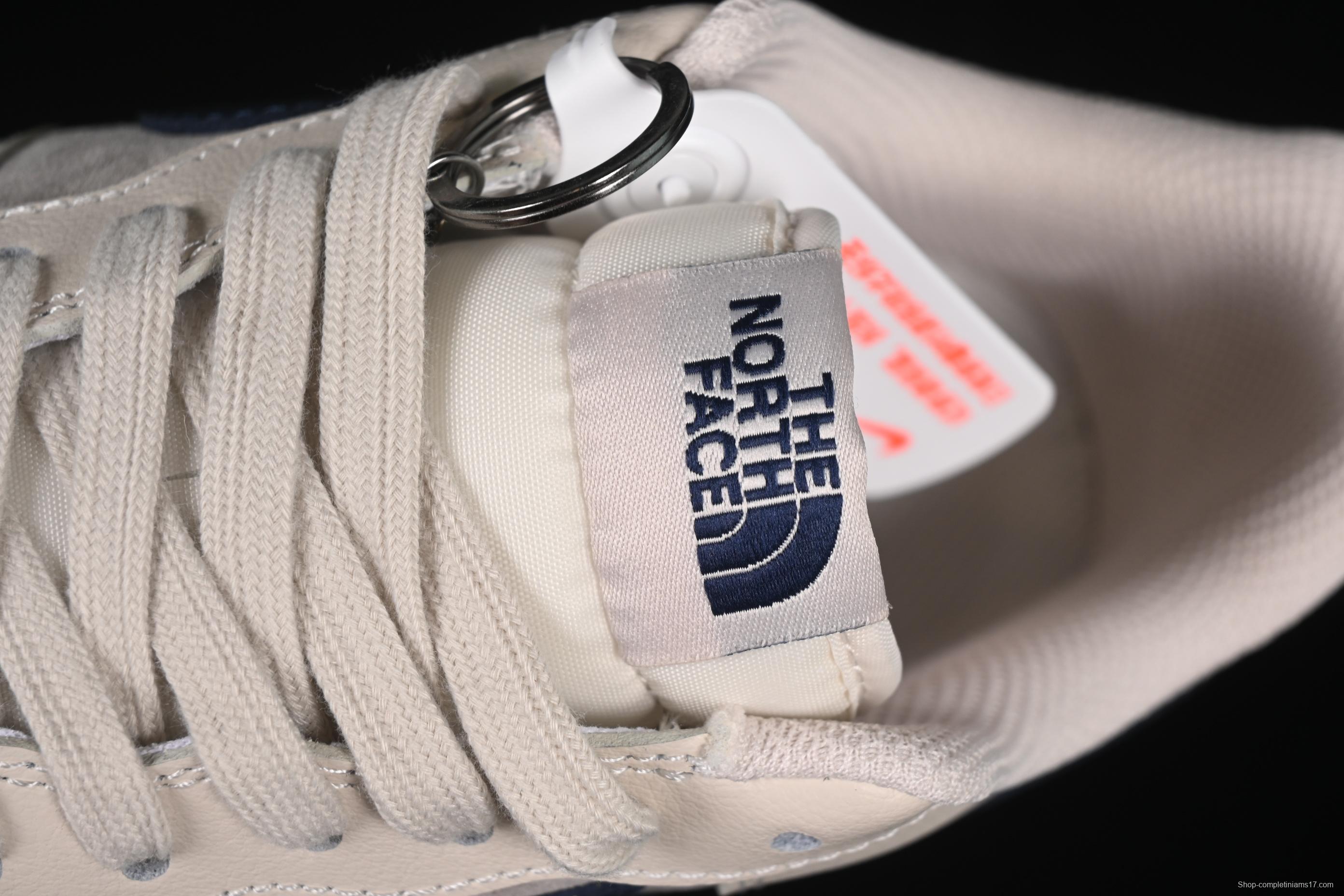 Nike Air Force 1 '07 Low The North Face Collaboration Red Heel Navy Blue Casual Sneakers - XX3168-133