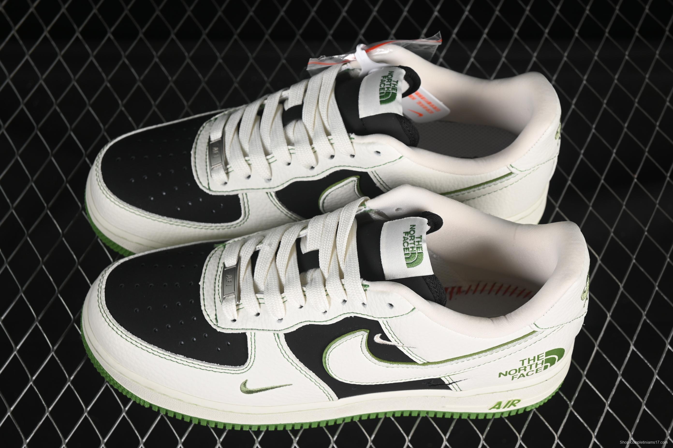 Nike Air Force 1 '07 Low The North Face Collaboration White Black Green Casual Sneakers - SC9207-527