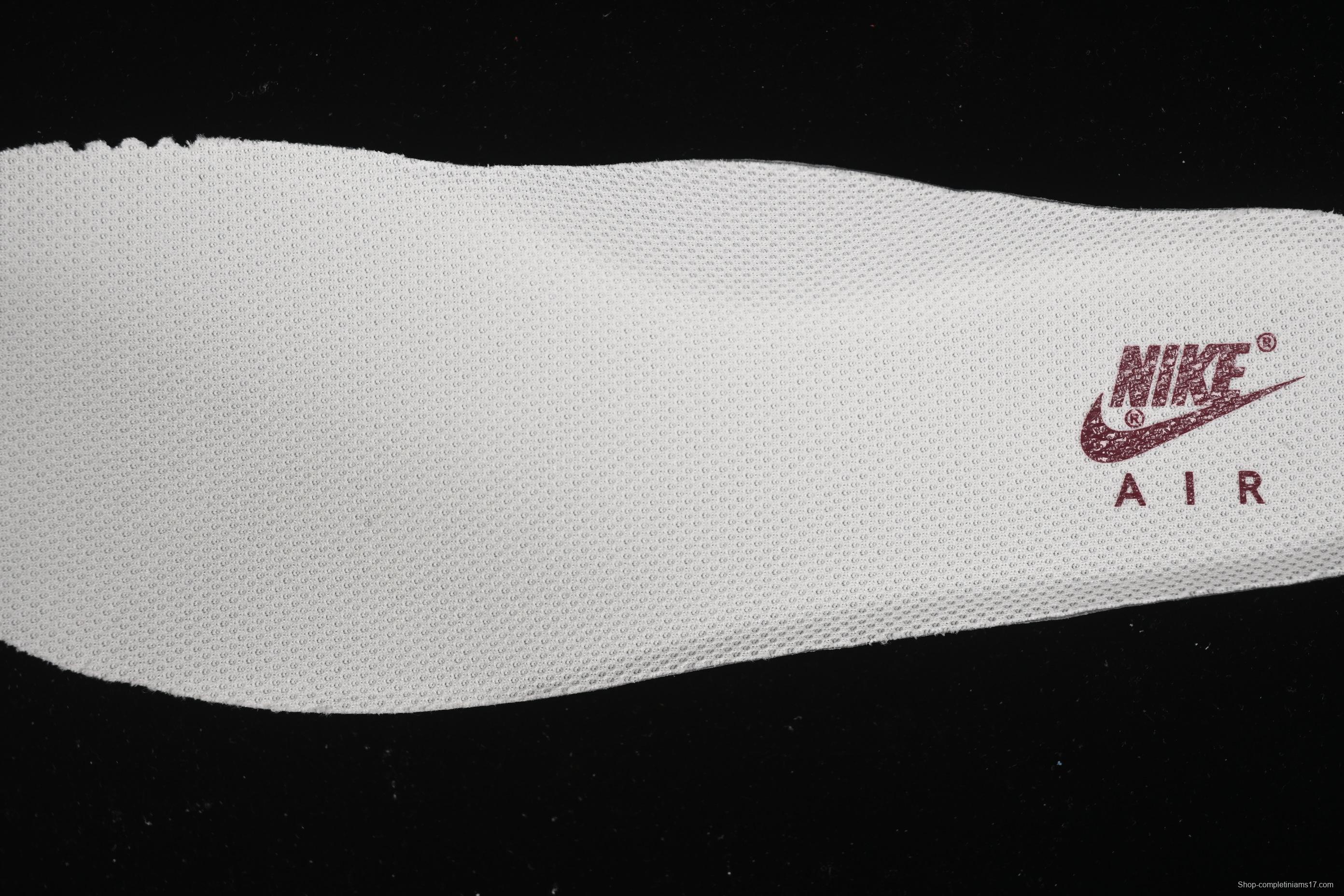 Nike Air Force 1'07 Low "Dream" Casual Sneakers with White Wine Red Swoosh - DR2024-105