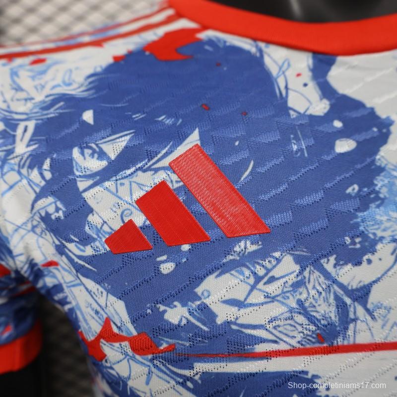 Player Version Japan National Team Special Edition Attack on Titan Mikasa Ackerman Anime Collaboration Jersey