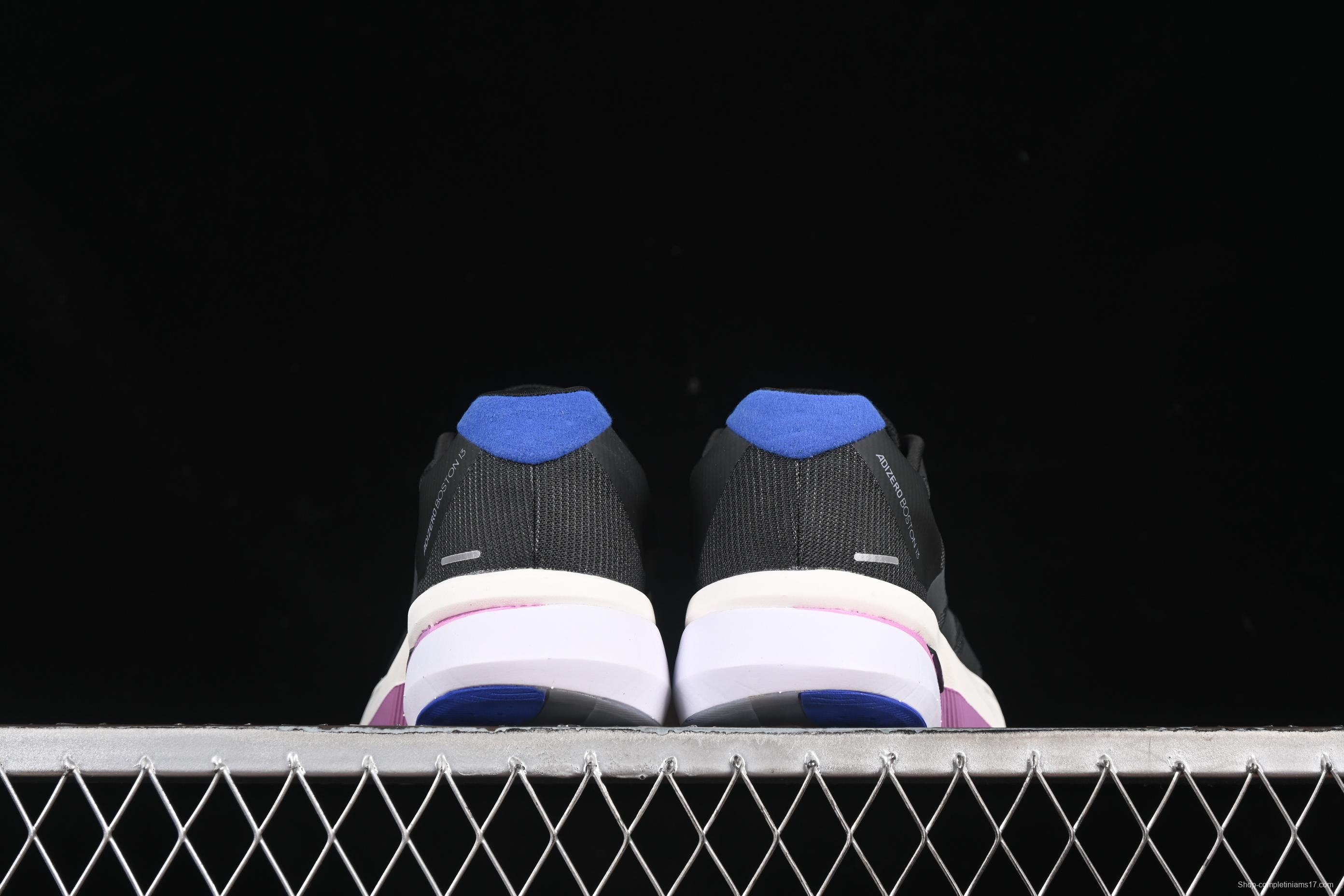 Adidas Adizero Boston 13 Running Shoes with Breathable Design - JS4950