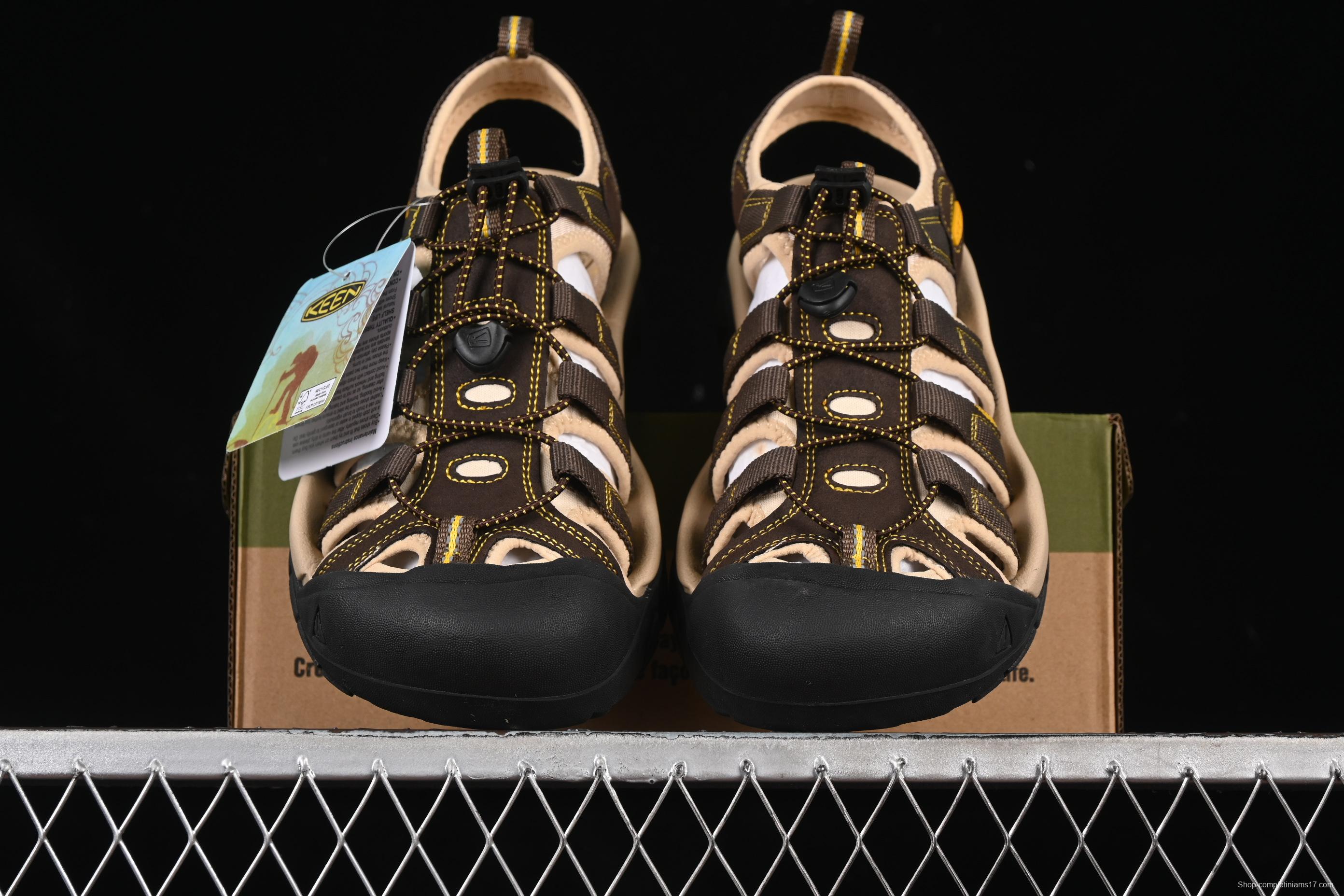 Keen Newport Summer Trendy Woven Elastic Strap Water Hiking Outdoor Sandals - 1022258 Khaki