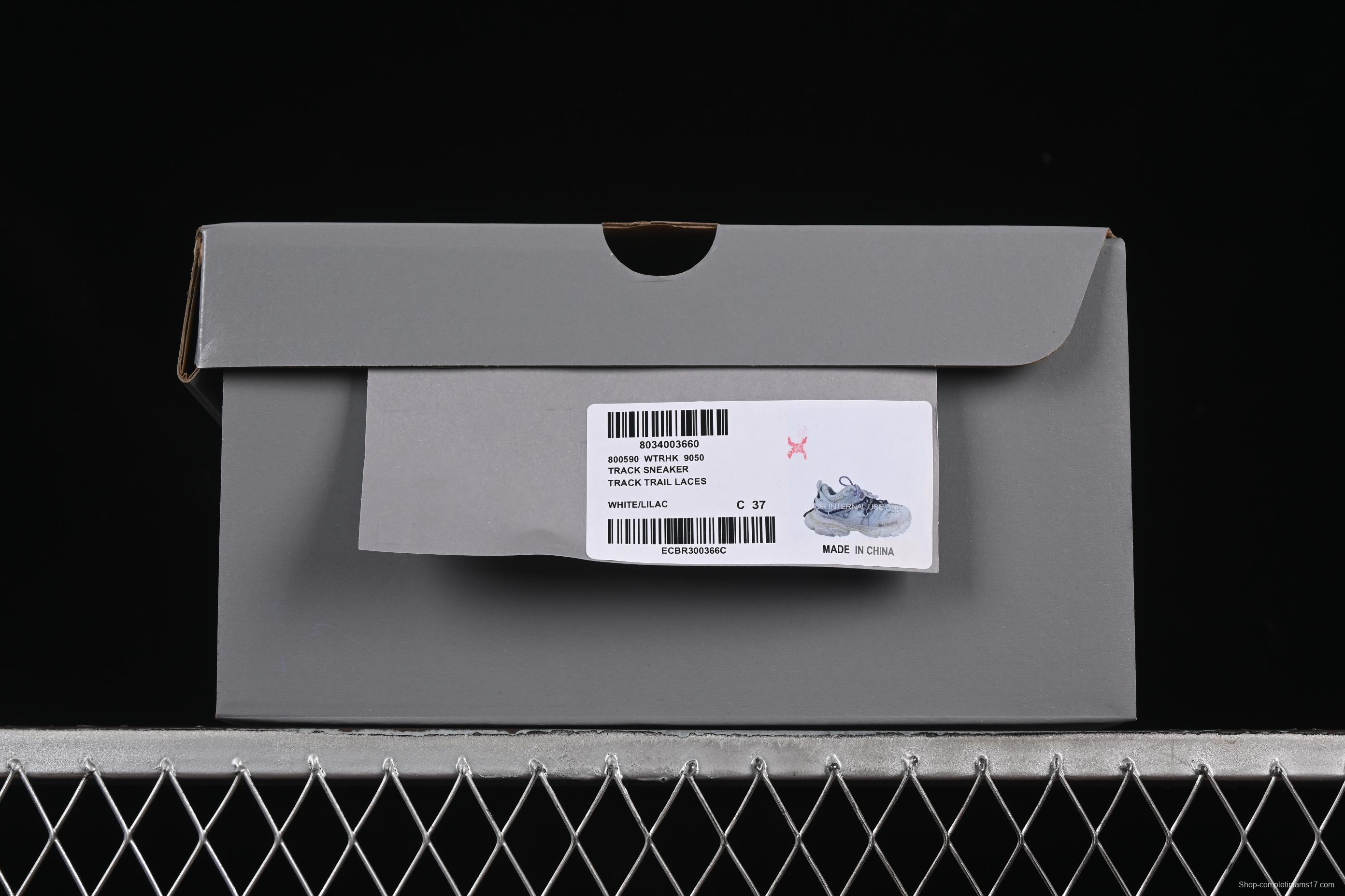 Balenciaga Track Sneaker Tess with Transparent Heel Strap - WTRHK9050