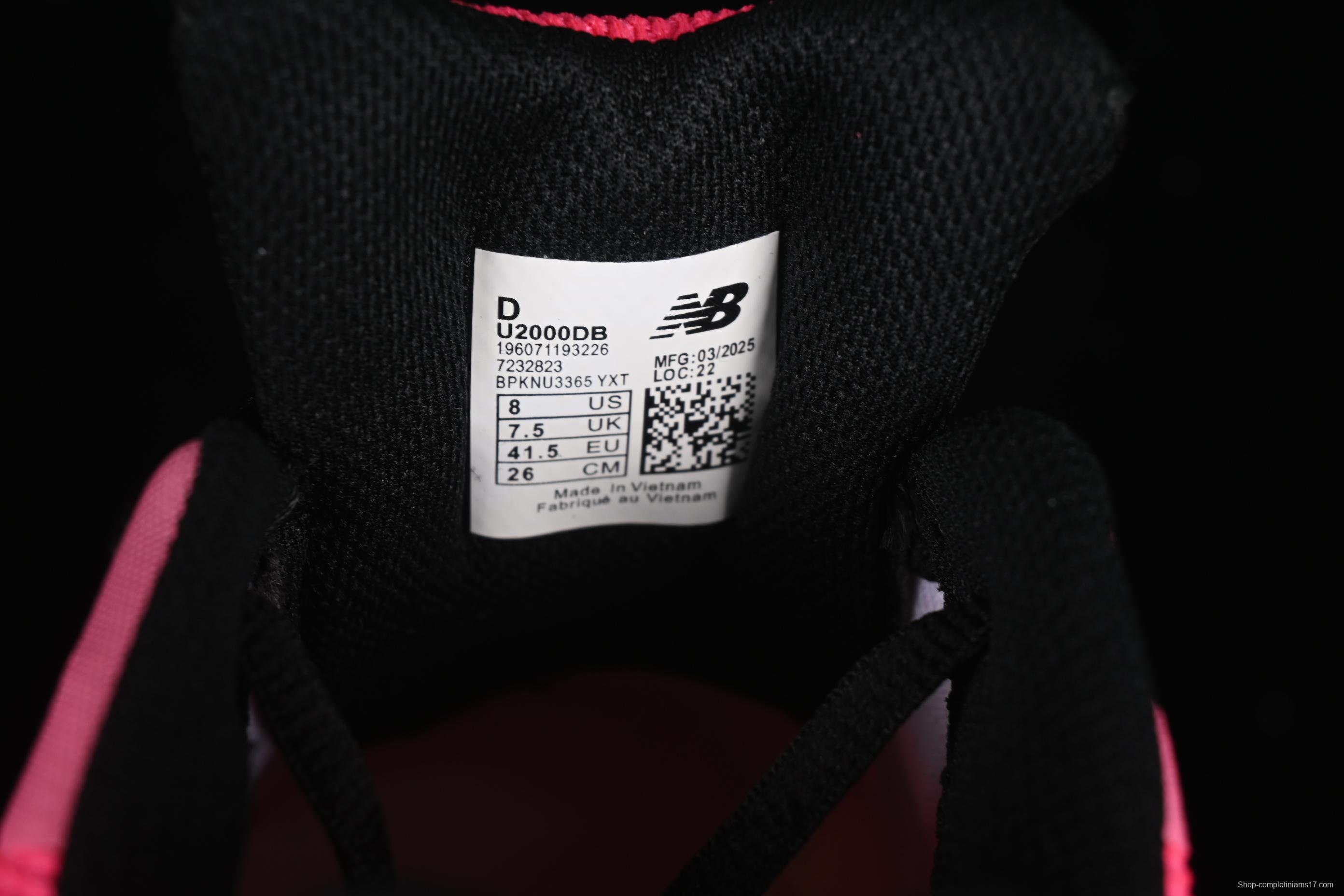 New Balance 2000 Series Retro Dad Style Casual Running Shoes - U2000DB