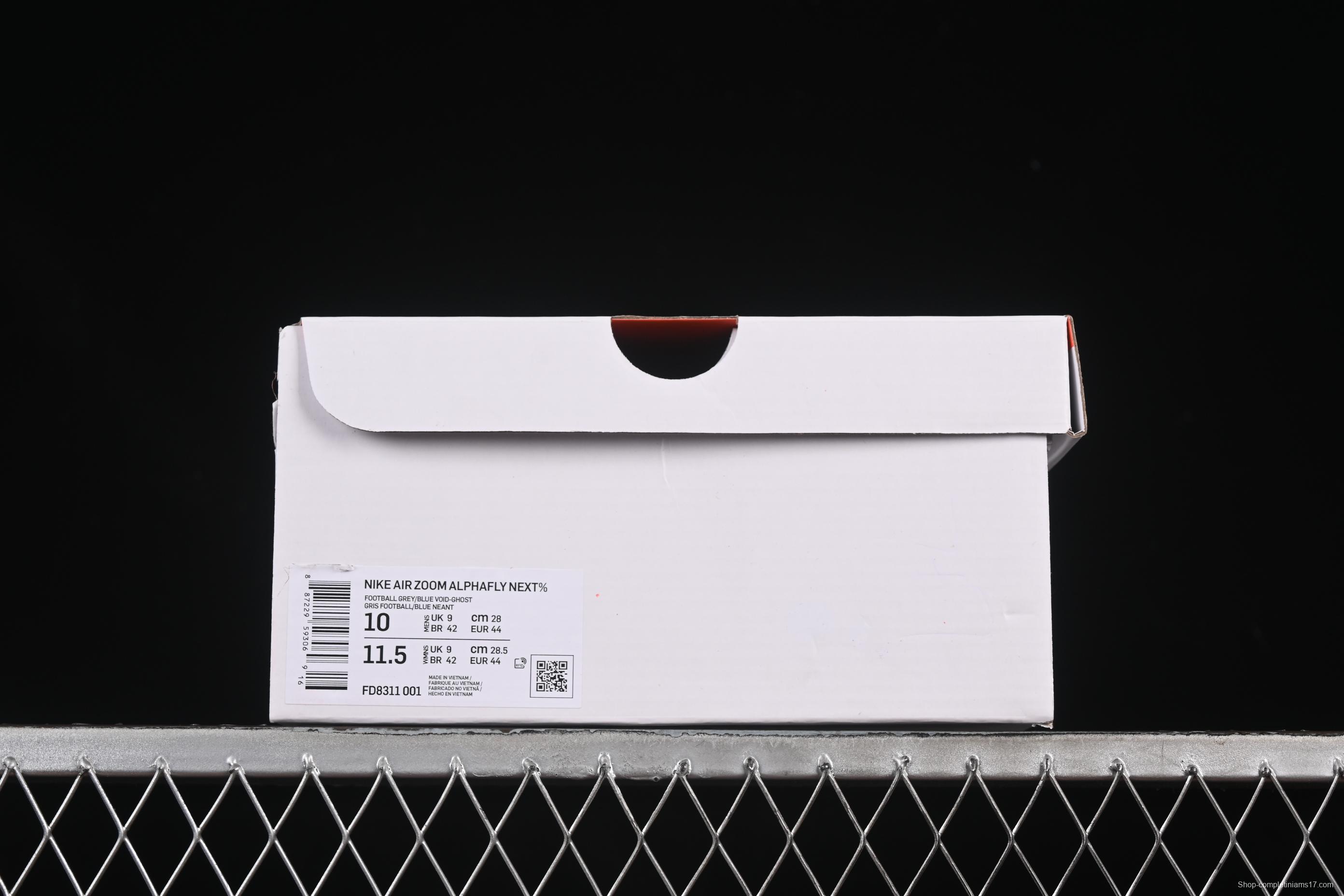 Nike Zoom AlphaFly Next 3% Prototype Marathon Running Shoes with Dual Air Zoom and ZoomX Foam - FD8311-001