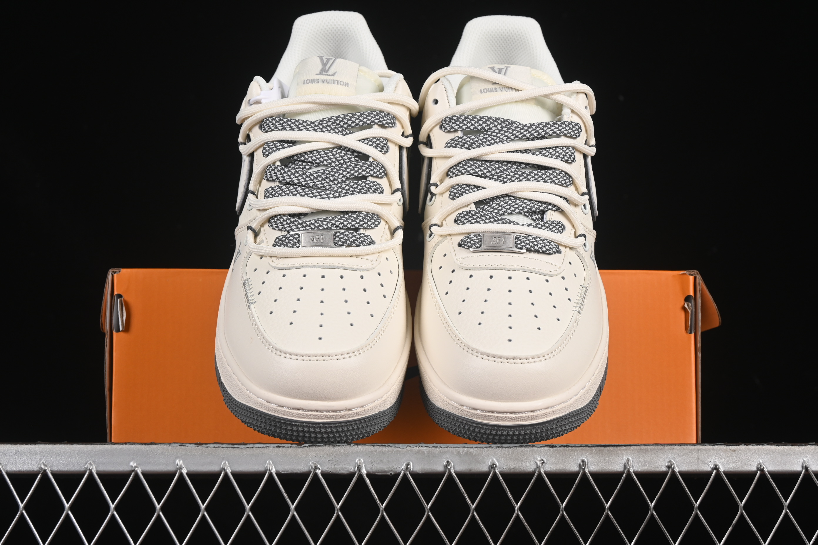 Nike Air Force 1 '07 Low LV Collaboration Beige Sole Drawstring Casual Sneakers - DM6868-100