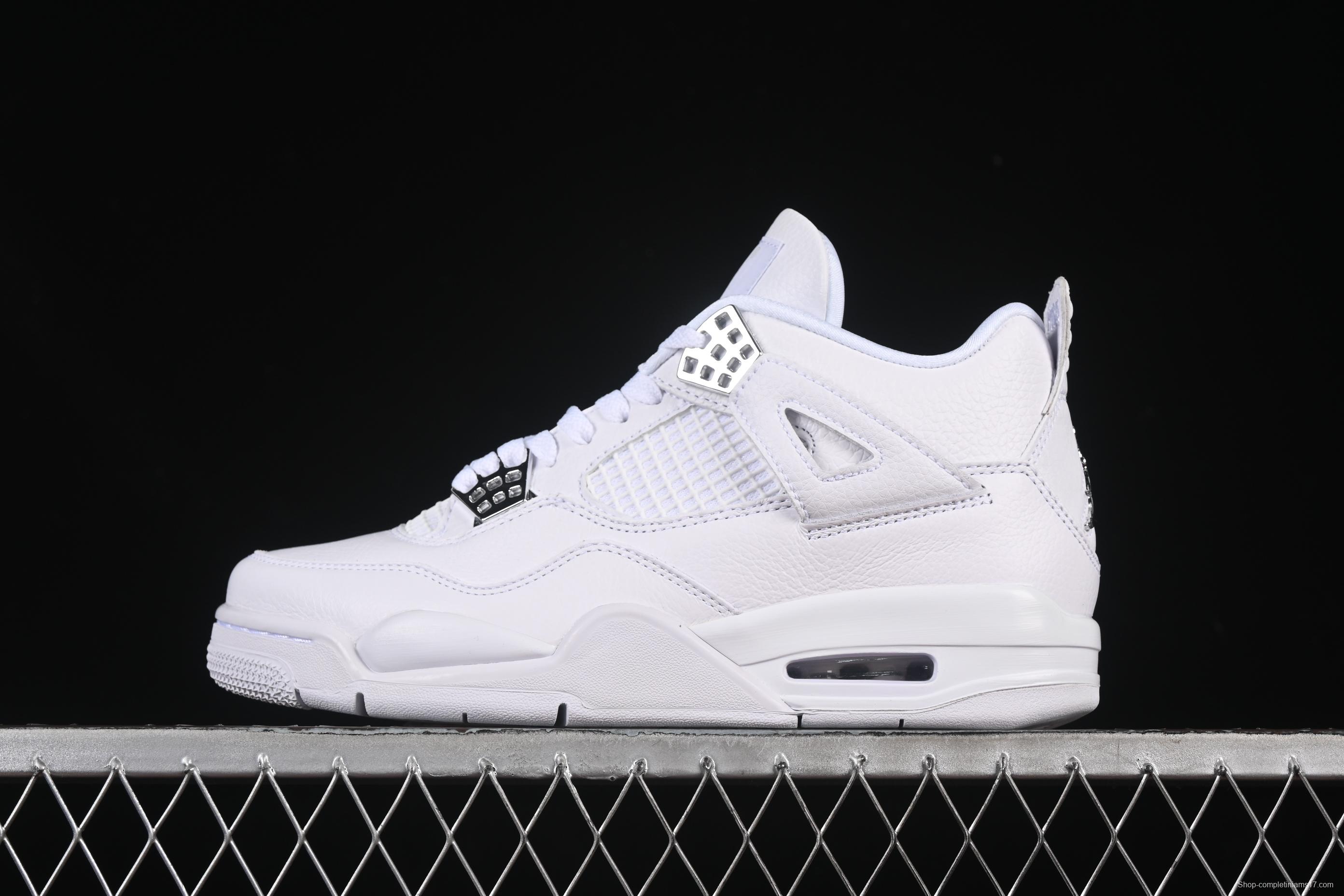 Nike Air Jordan 4 Retro PureMoney Sneakers - 308497-100