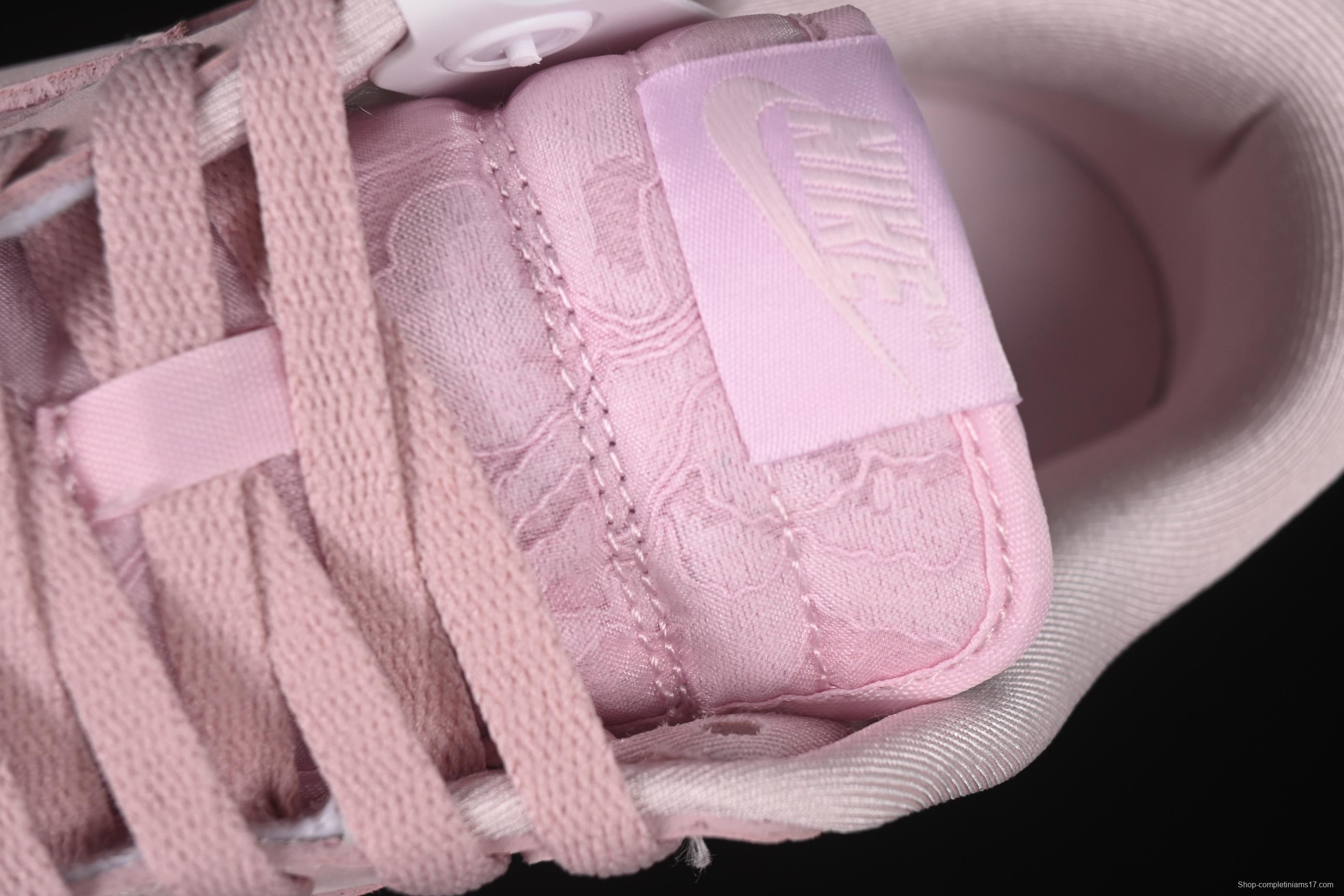 Nike SB Dunk Low Regal Pink Low-Top Casual Skate Shoes with Lace Floral Pattern - HJ5870-600