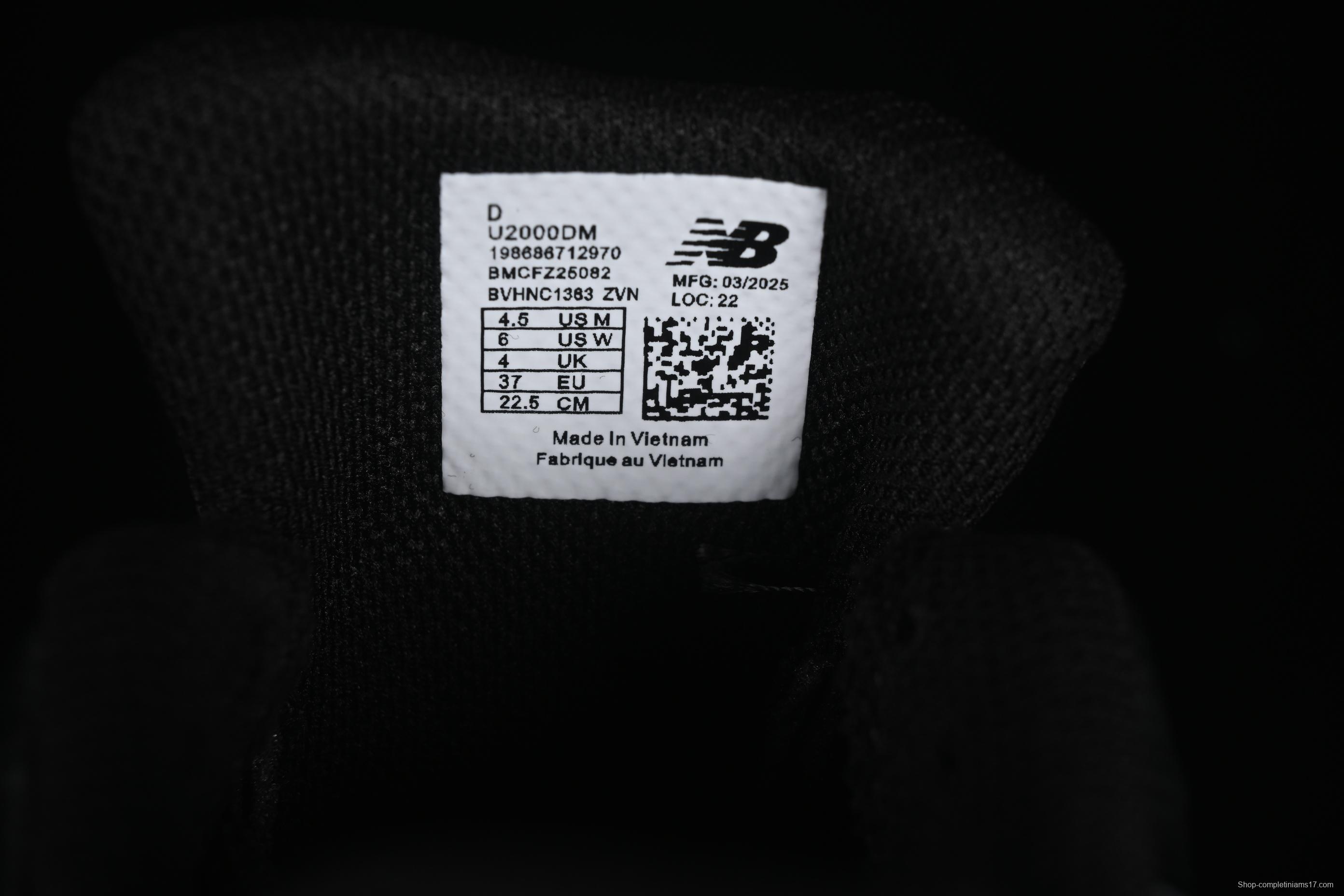 New Balance 2000 Series Retro Dad Style Casual Running Shoes - U2000DM