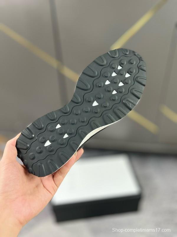 2024 Men Gucci Blue Beige Mesh Leather Sneakers MJ00260